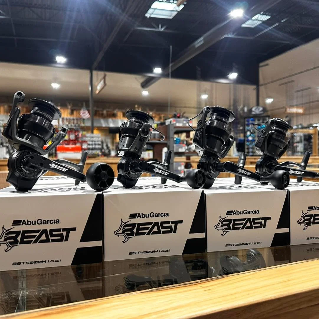 Your new big bait reel has arrived. The Abu Garcia Beasts are engineered for anglers who refuse to settle, giving you the power and control to land the biggest fish. Shop now!