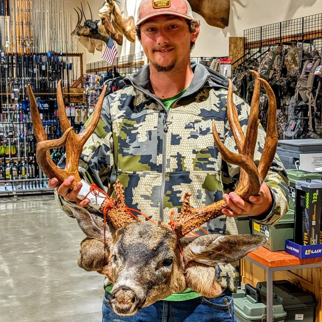 BRAYDEN CARNES lands an incredible buck! Thrilled to share this amazing moment. Stay tuned for more entries into our Big Buck Contest.
.
.
.
.
 #weknowtheoutdoors #hunting #BZone #BigBuckContest #eurekacalifornia #humboldtcounty #rmioutdoors #shoploc