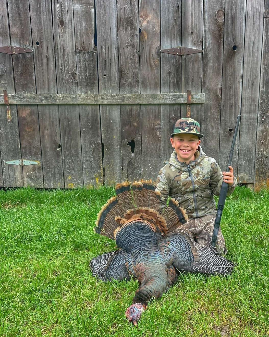 Our first youth entry of this year. This is Garrett Griffith with his first turkey. Congratulations!￼ 

1 like=1 vote, feel free to share! Likes across our social media platforms are going to be combined for a total score.