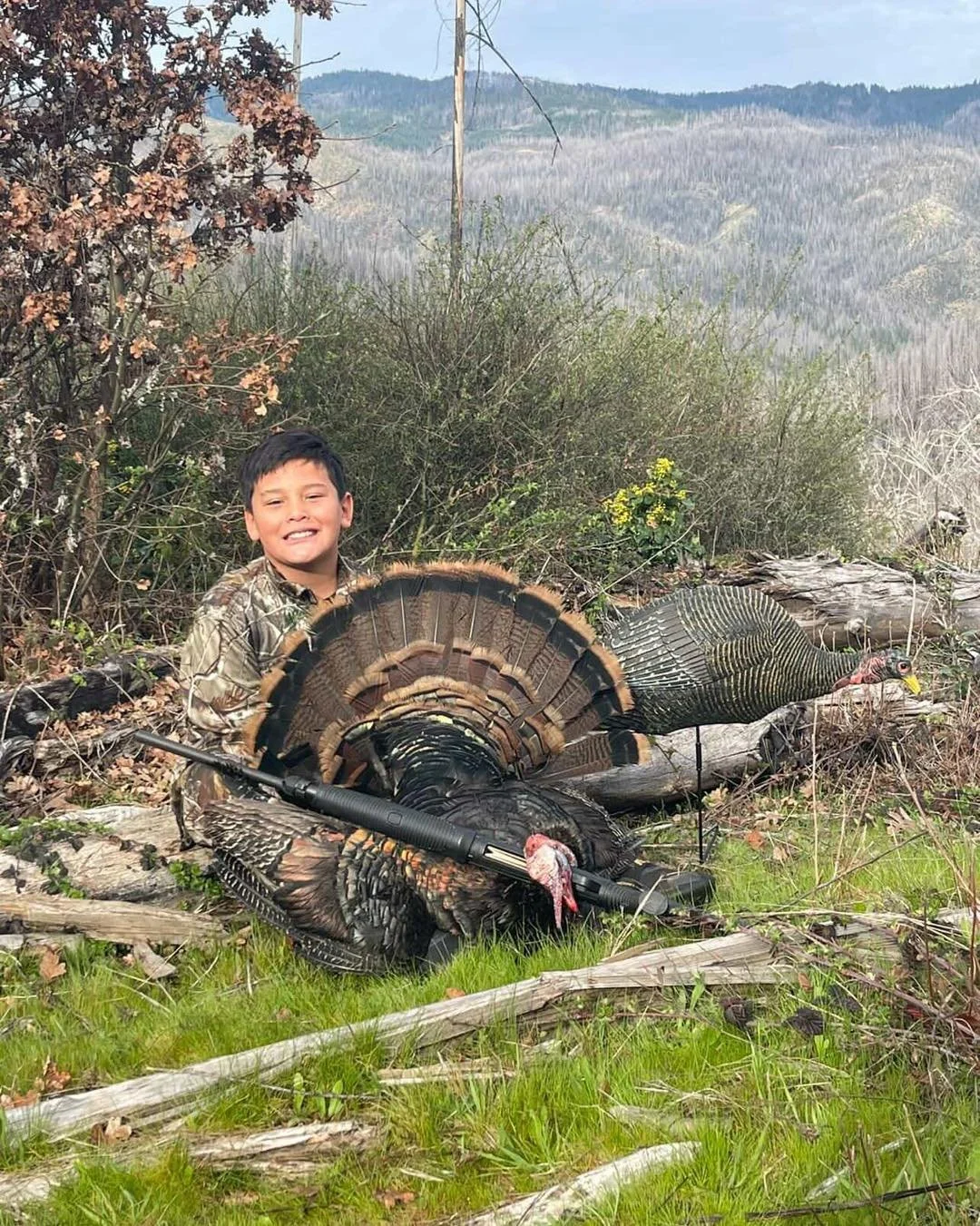 Next up is Carter Goodwin entering his turkey with an 8.5 inch beard. Congratulations!

1 like=1 vote, feel free to share! Likes across our social media platforms are going to be combined for a total score.