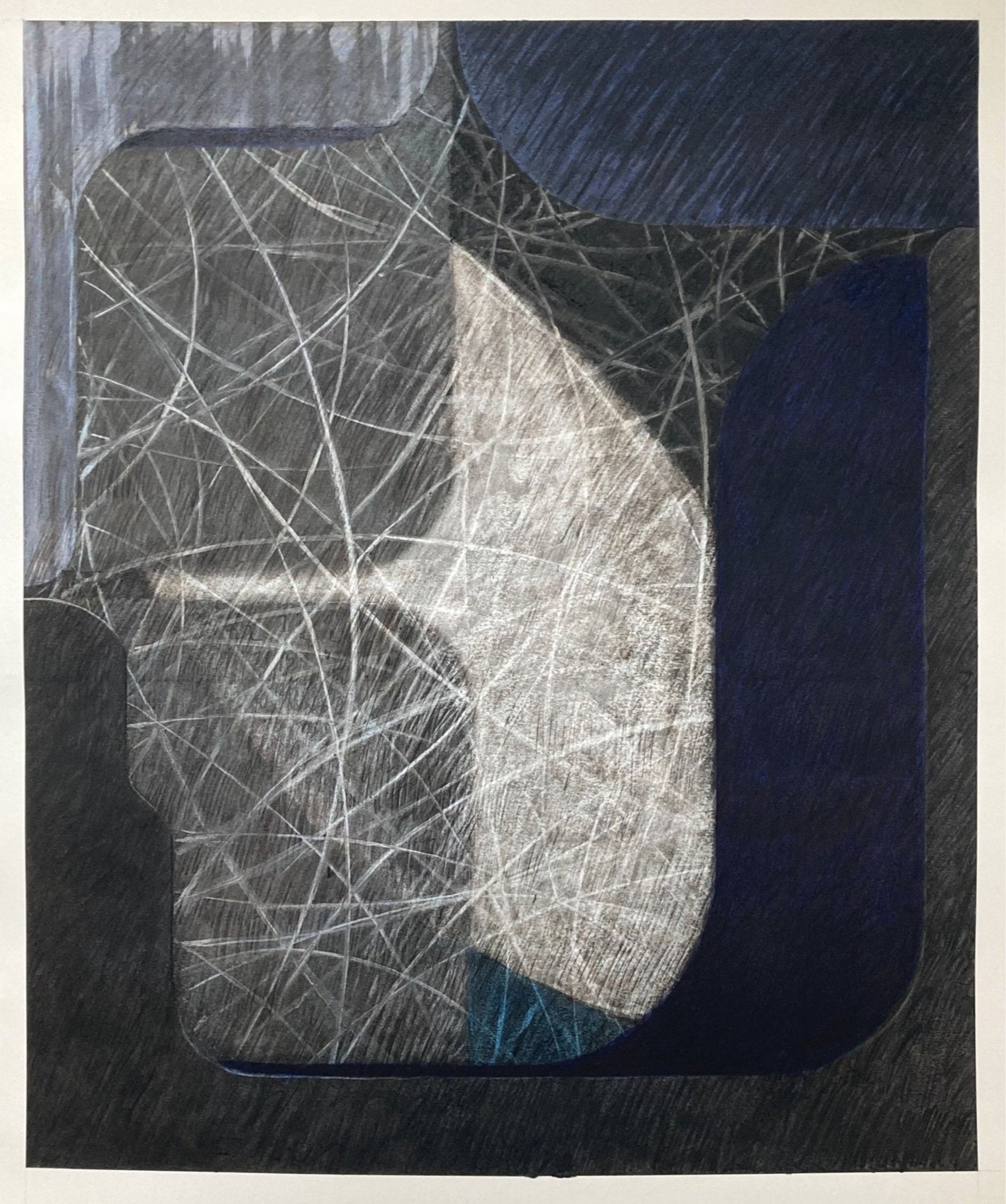 Large Console (2) 2024
Charcoal and pastel on paper.
98 x 81 cm