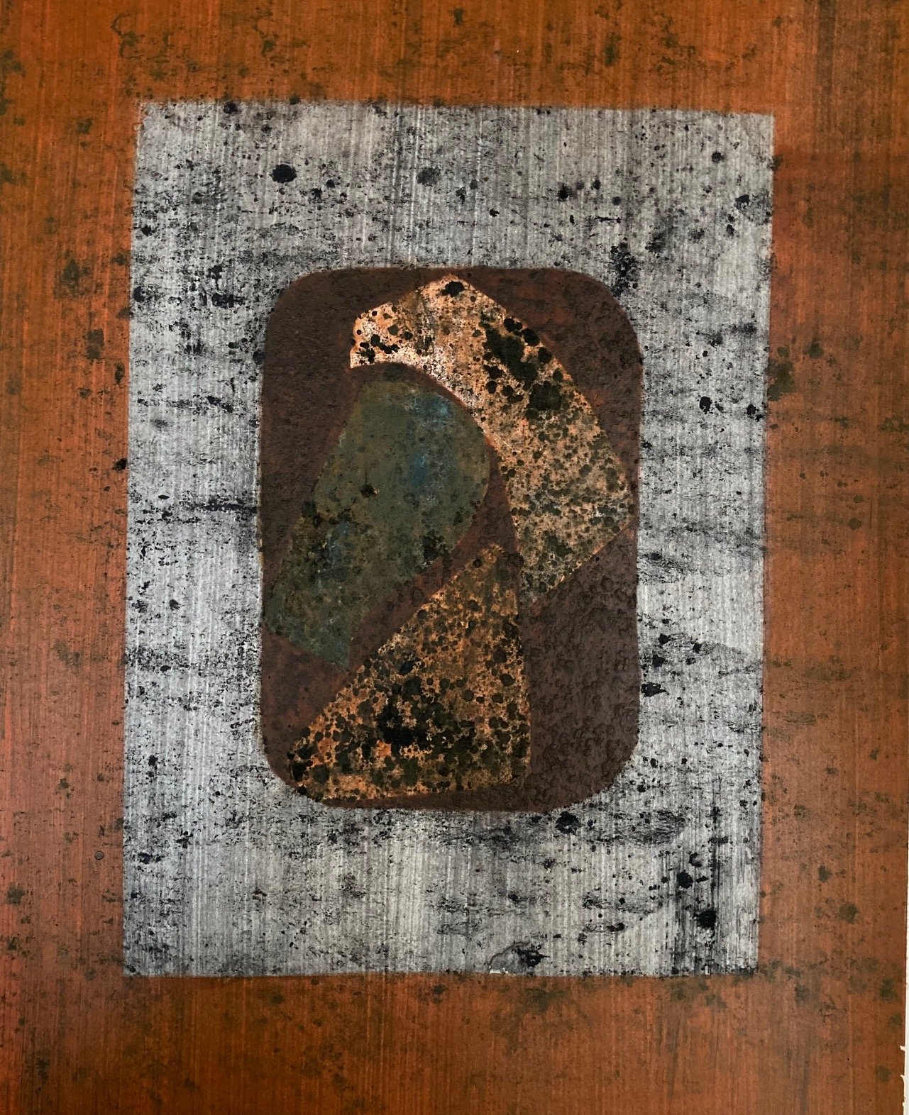 'Console Drawing (4)' 2024
Charcoal and acrylic on paper.
30 x 21 cm