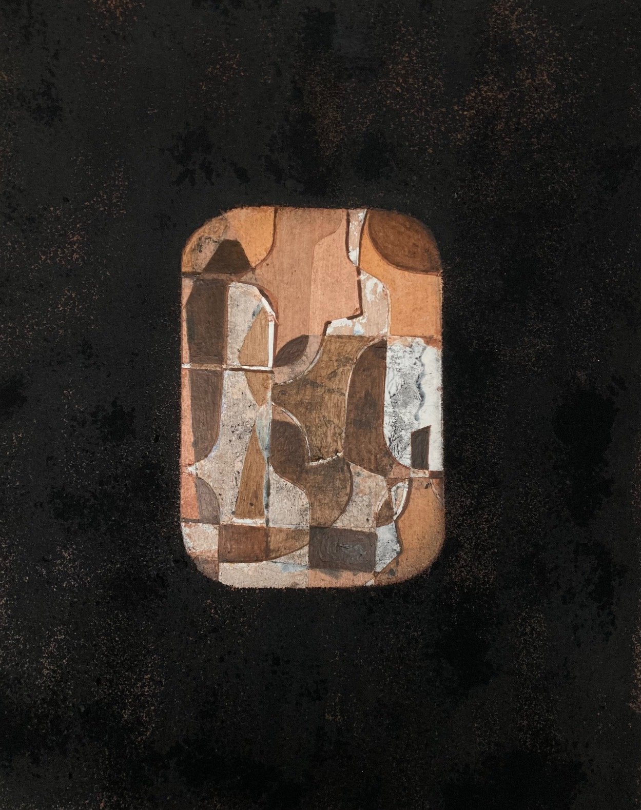 'Console Drawing (5)' 2024
Charcoal and acrylic on paper.
30 x 21 cm
