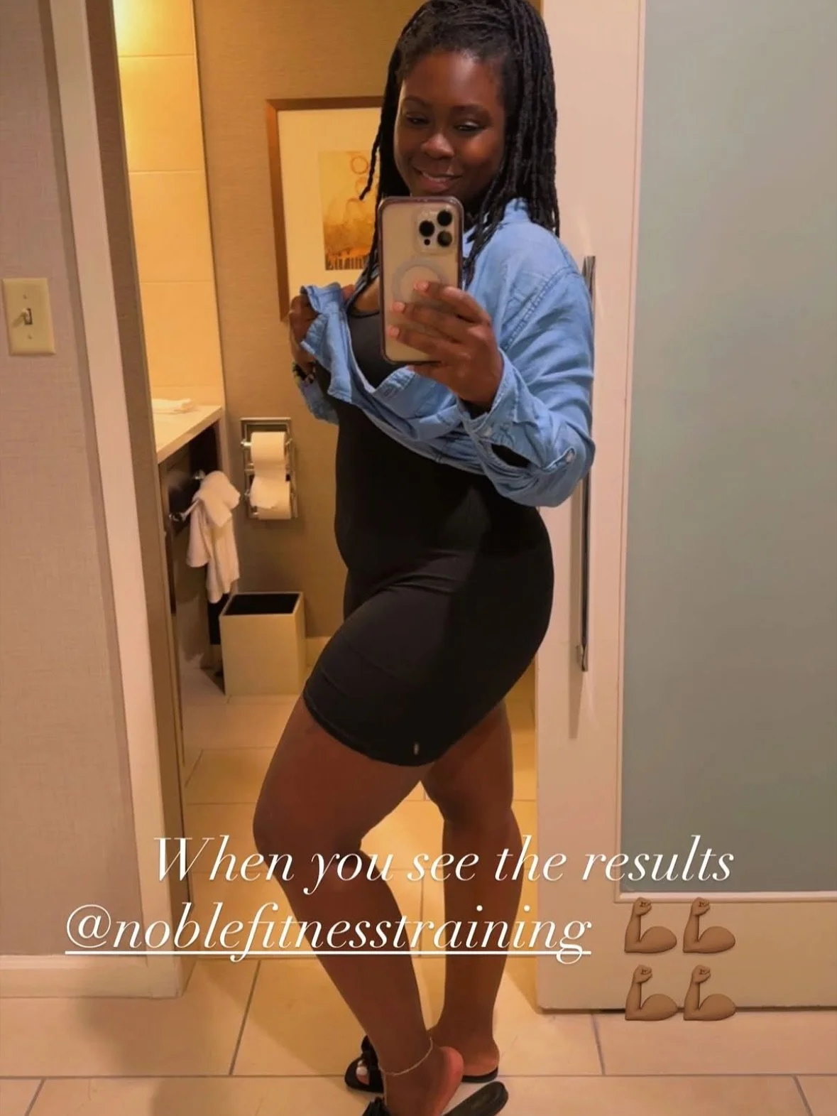 &ldquo;Proud Trainer Moment &ldquo;
A huge shoutout goes to @moniquesam2008 for putting in the work in the gym, while balancing her busy schedule and family life!!! She is starting to see the fruits of her labor and now understands why I coach her th