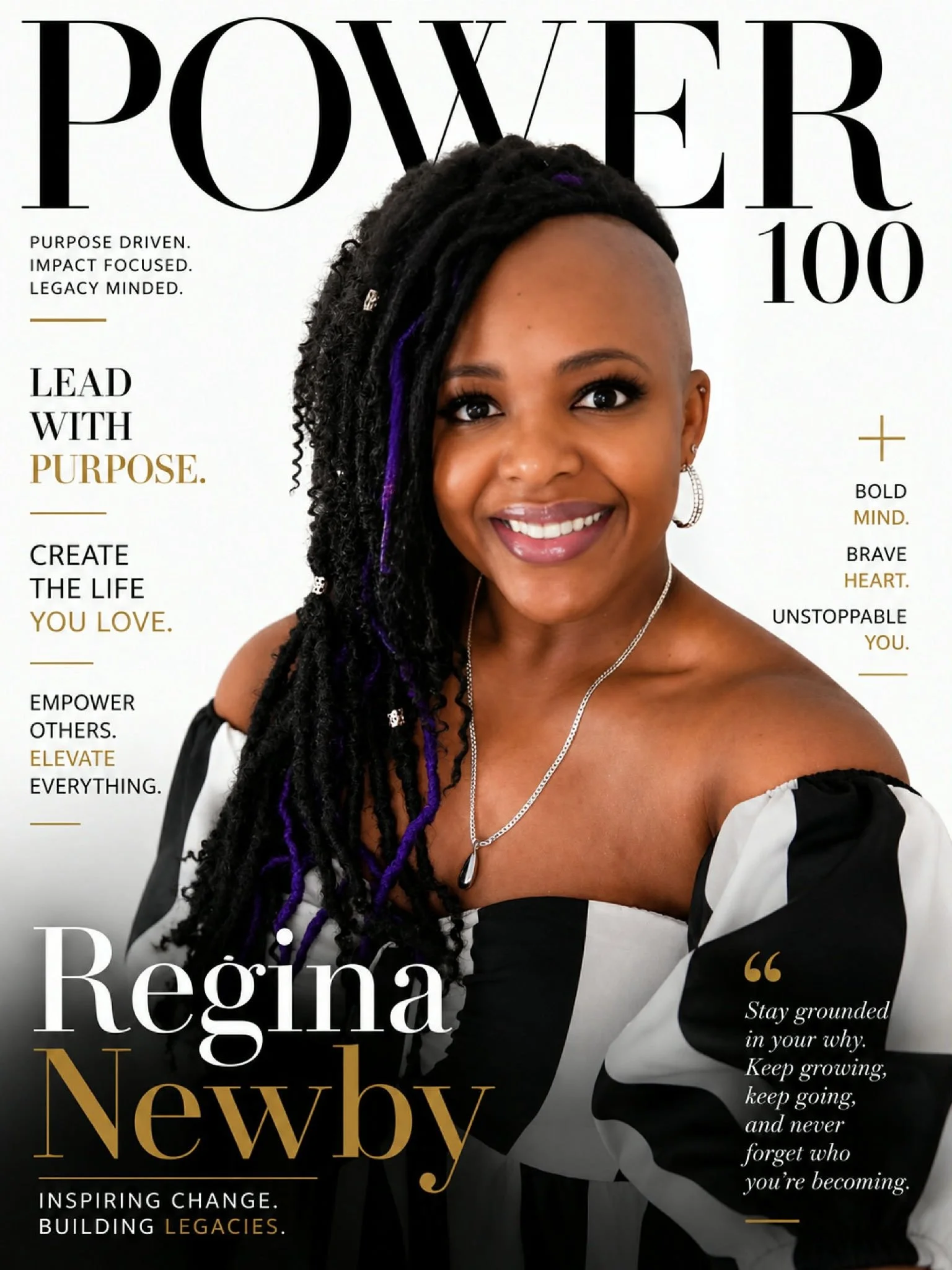 A huge congratulations goes out to @queensworld208 for being honored by @powermag100 this weekend!!! I have personally seen her transform mentally and physically since she started training @noblefitnesstraining . No matter what obstacles arise see ha