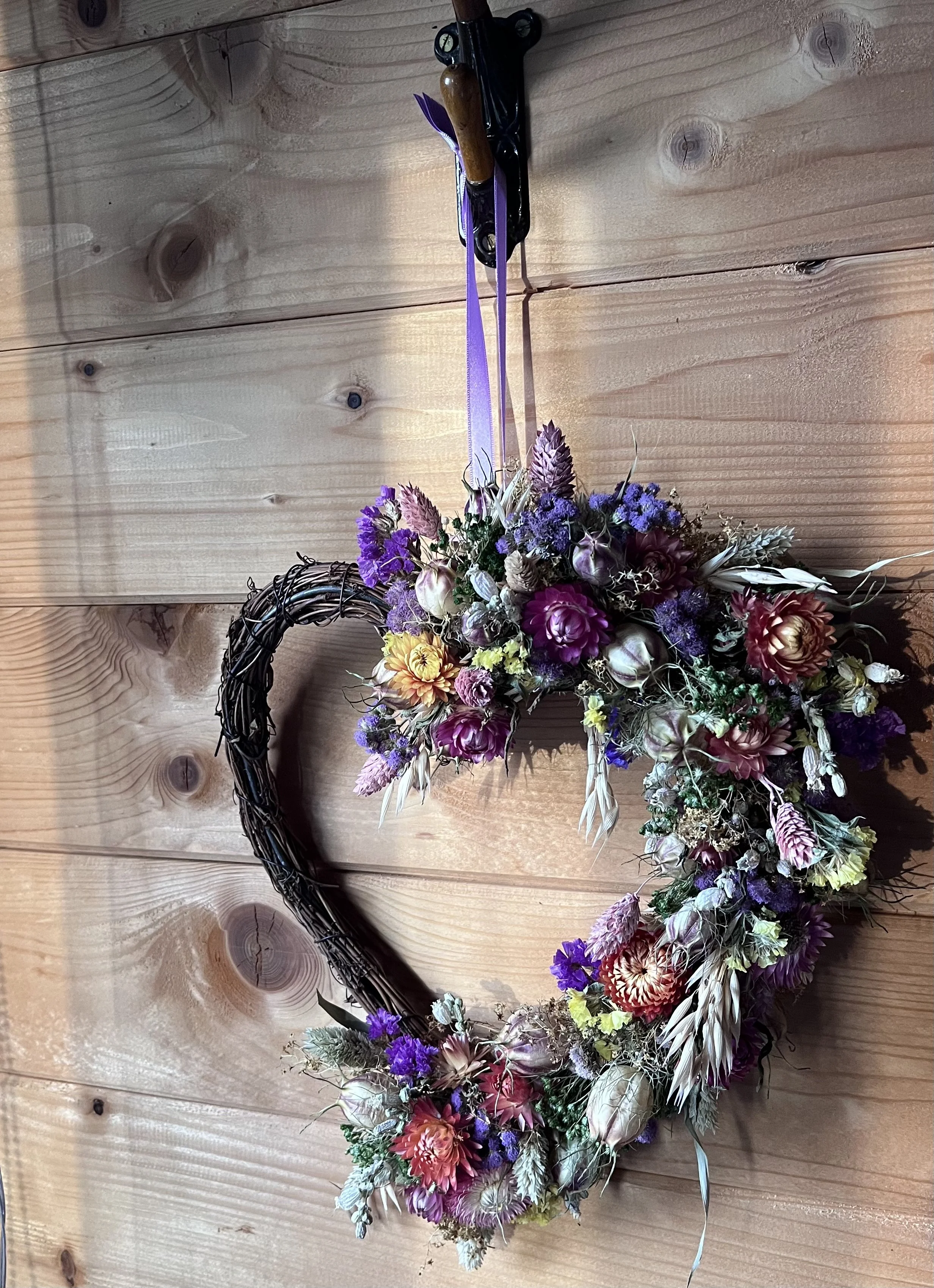 Hearts and Flowers Wreath