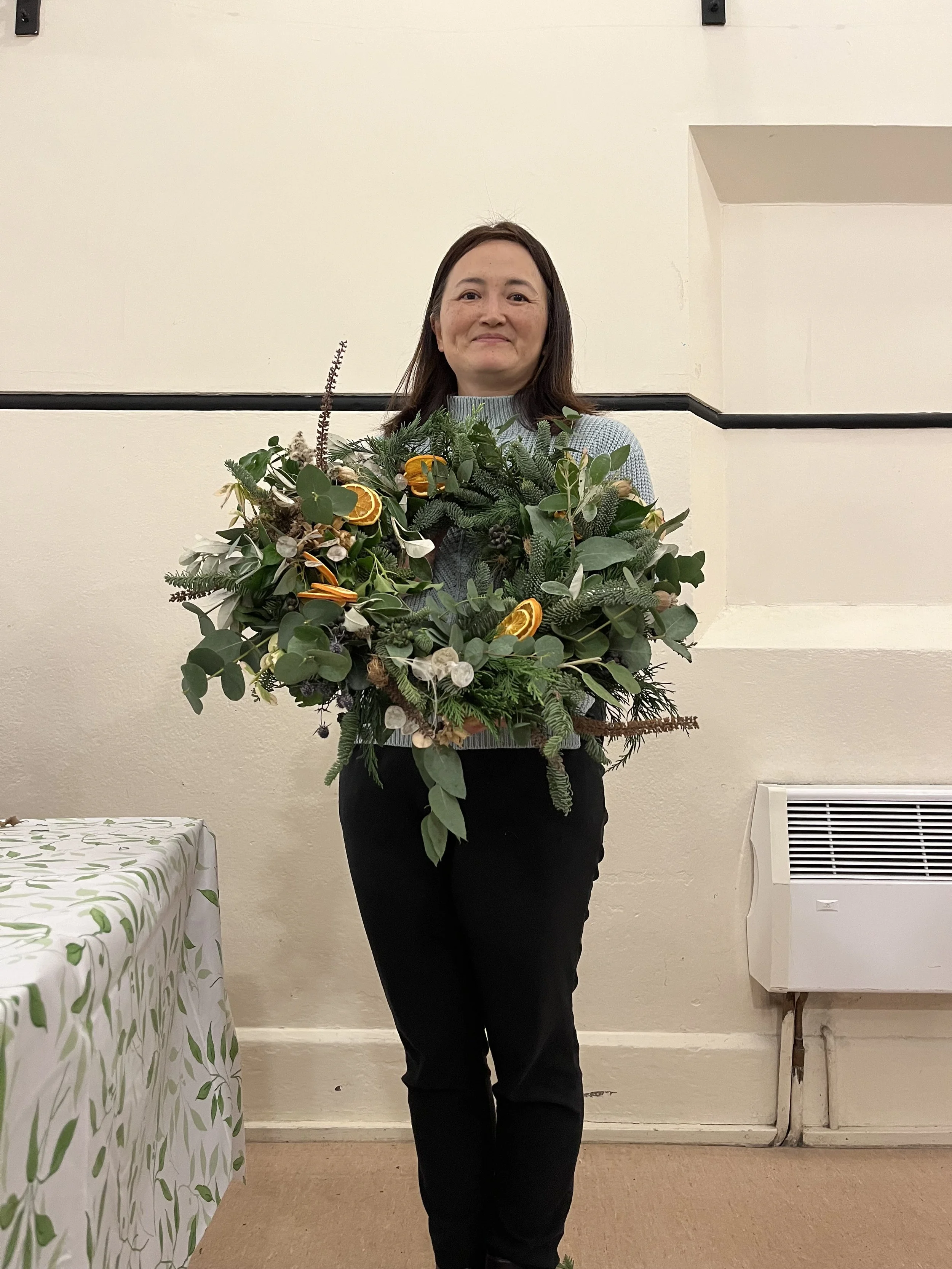 Christmas wreath workshop Kent