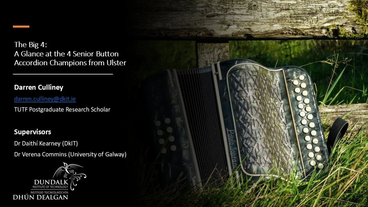 The Big 4: A Glance at the 4 Senior Button Accordion Champions from Ulster