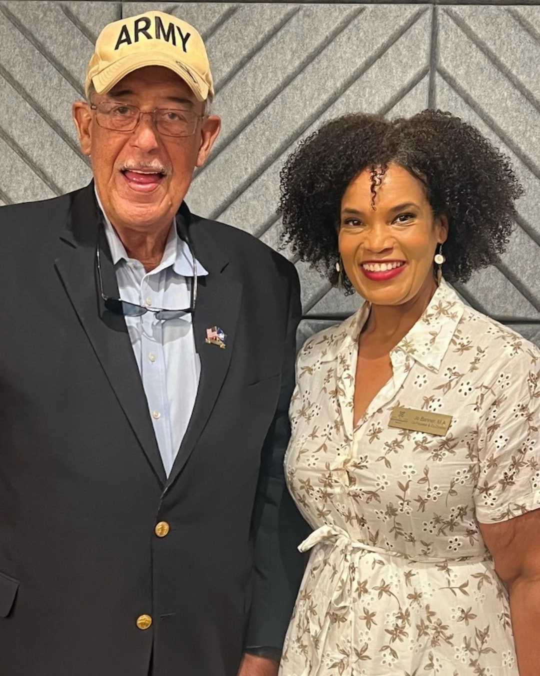Co-Founder, Jo Banner met with General Russel Honor&eacute; last week during the 20th year commemoration of Hurricane Katrina. The General took time from his busy schedule, which included juggling national interviews, to advocate for us and the meani