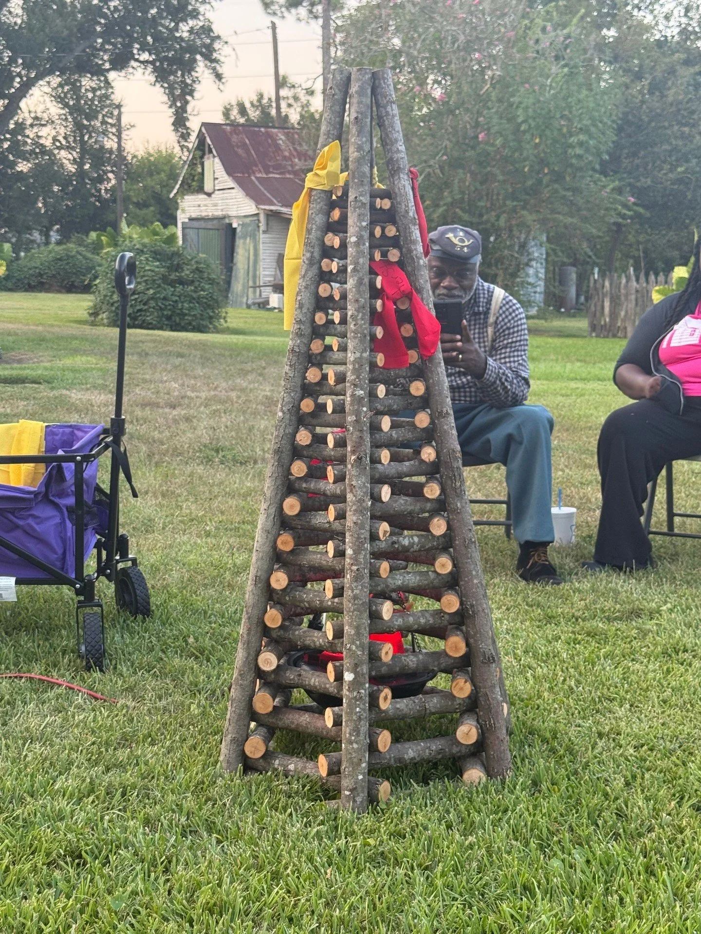🔥 Fireside Reflections at Woodland 🔥
Under the night sky, we sat in a circle at Woodland Plantation&mdash;not just to talk, but to remember, to honor, and to heal.

We shared stories about our ancestors. We held space for the past, reflected on the