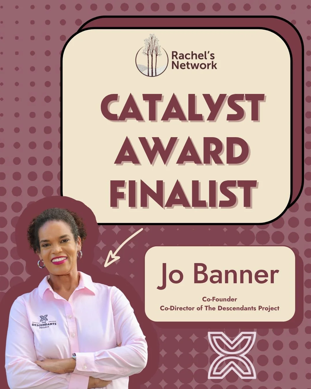 🌟 Exciting News! 🌟

We&rsquo;re proud to share that our Co-Founder and Co-Director, Jo Banner, has been selected as a 2025 Rachel&rsquo;s Network Catalyst Award finalist! 💫

The Catalyst Award honors women environmental leaders who are creating la