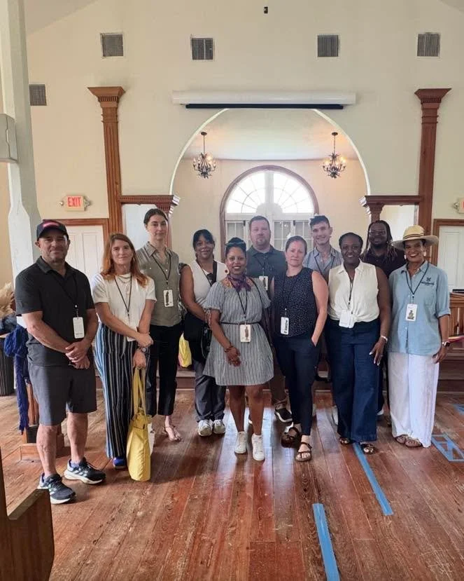 Today, The Descendants Project and @beyondpetrochemicals toured Whitney Plantation, led by our Co-Founder and Co-Director Jo Banner. Grounded in truth, history, and community memory, the visit was a powerful reminder that the fight for environmental 