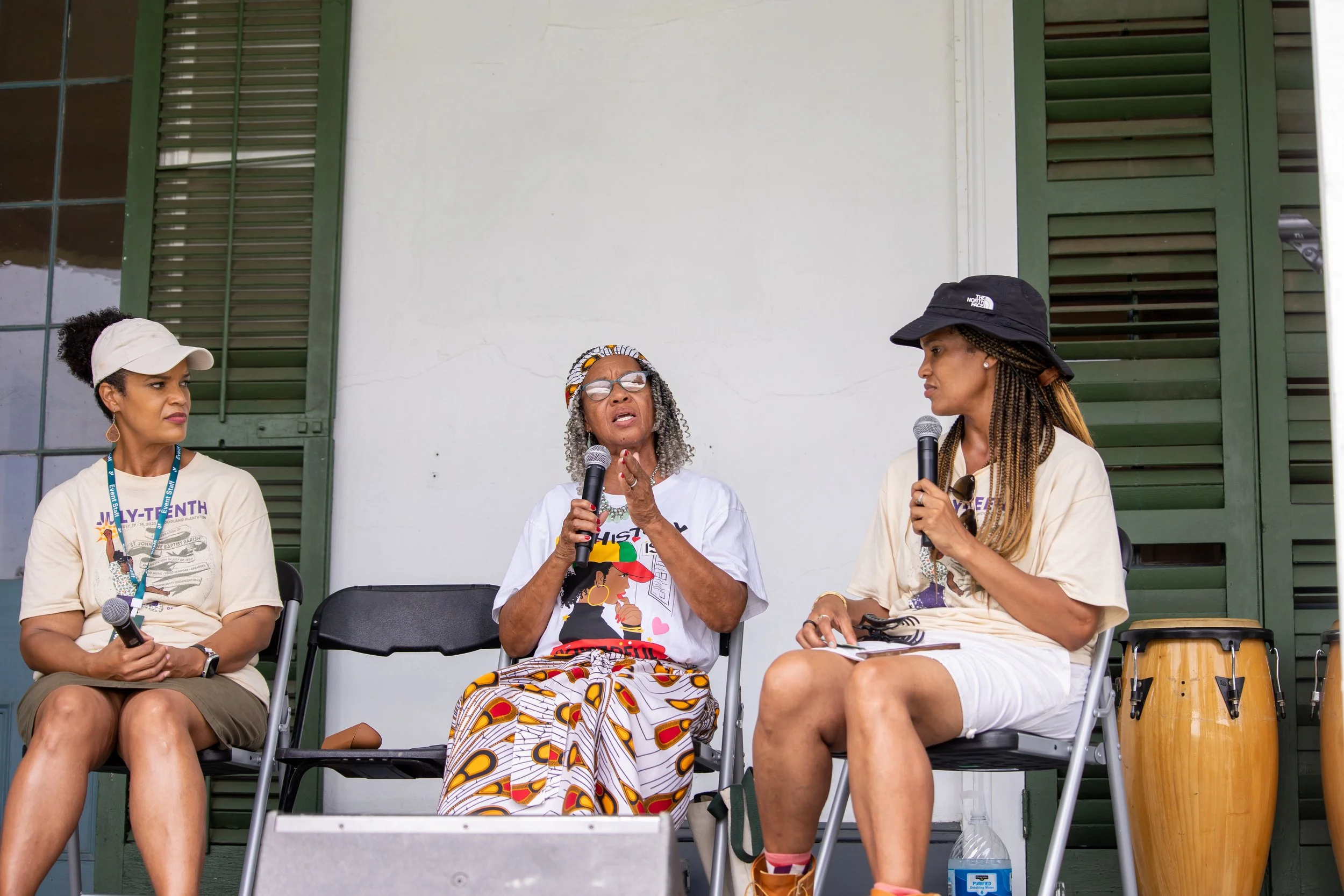 Jo Banner, Barbara Washington, and Dr. Joy Banner discuss environmental and historic impacts of slavery and modern day industry.
