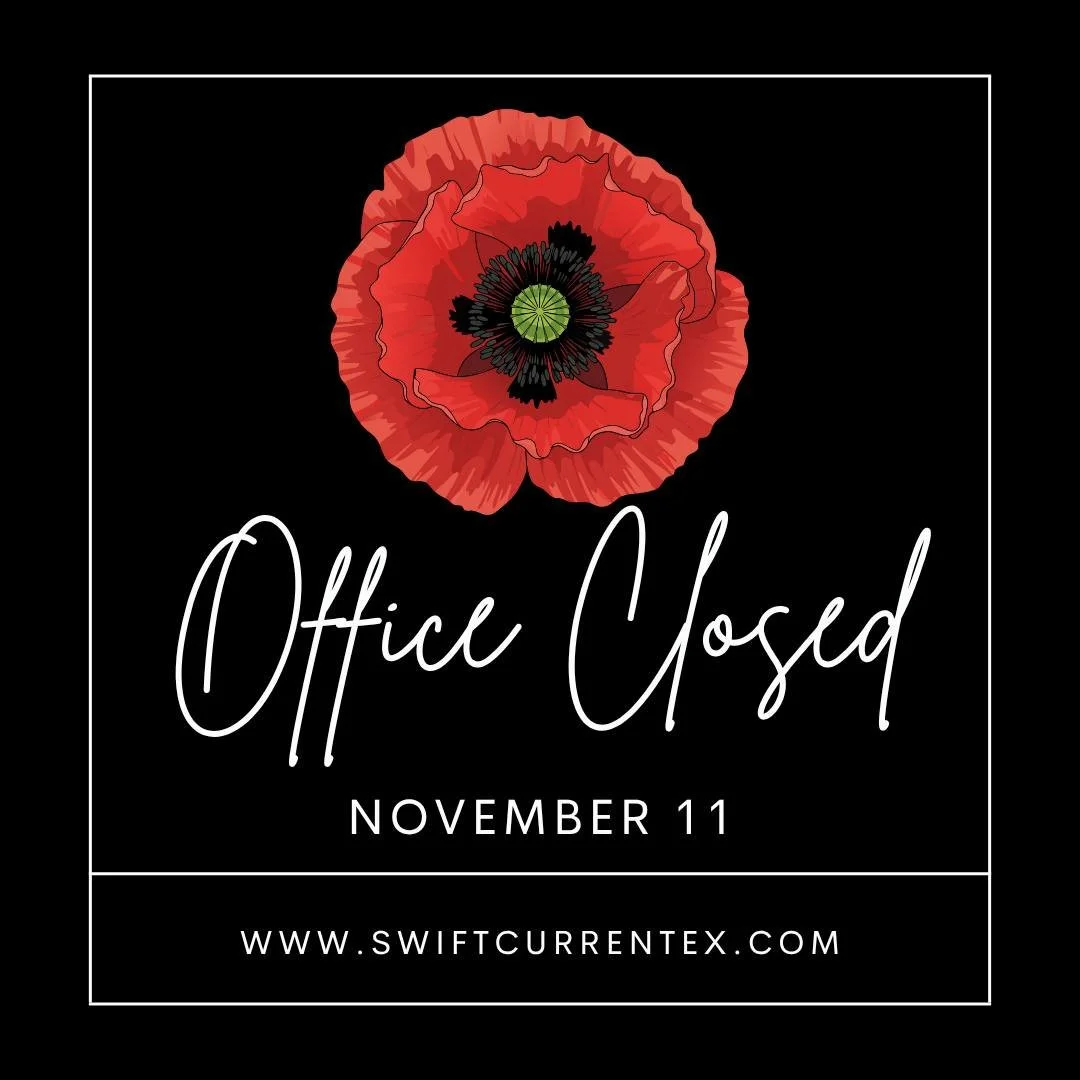 The Ag &amp; Ex office will be closed on Monday, November 11 in observance of Remembrance Day.
We take this time to honor and remember those who served and sacrificed for our freedom.

#LestWeForget #RemembranceDay #SwiftCurrent