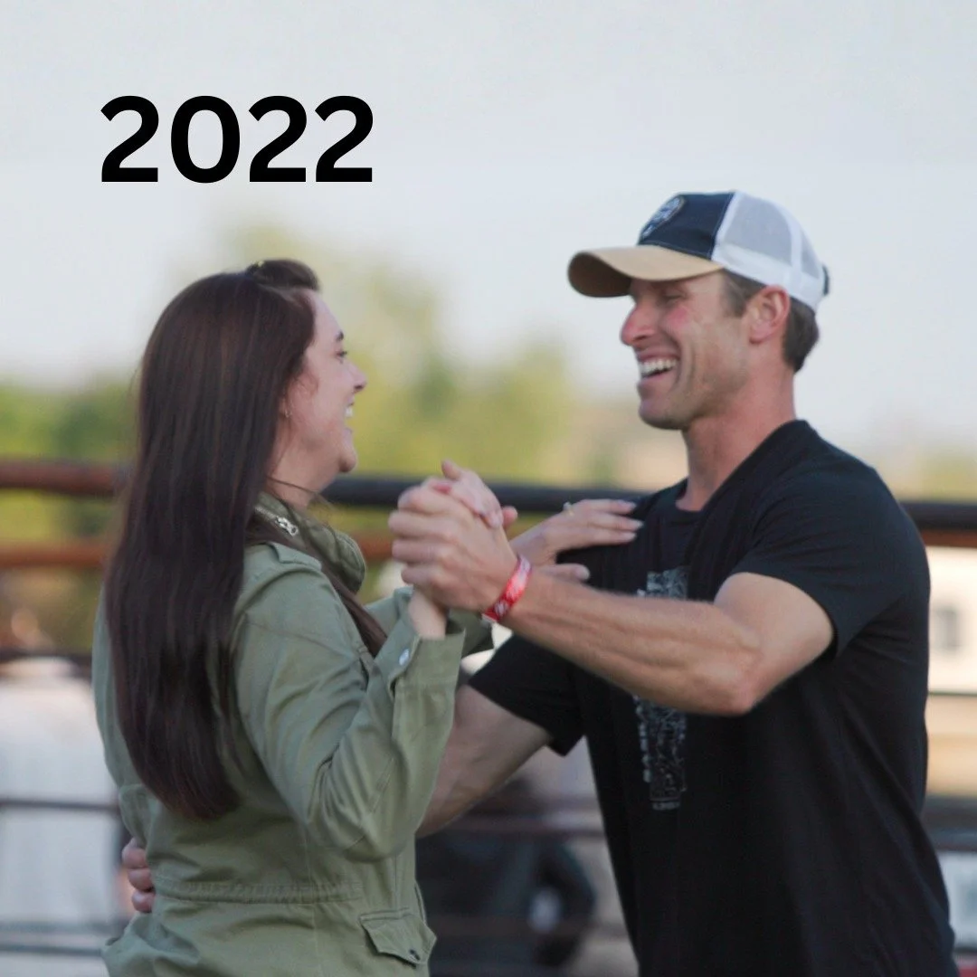 We think we&rsquo;ve captured a Frontier Days love story 💕

These photos were taken years apart&hellip; and we&rsquo;re pretty sure it&rsquo;s the same couple dancing at our grandstand concerts.

Do you know them? Tag them or share this post &mdash;