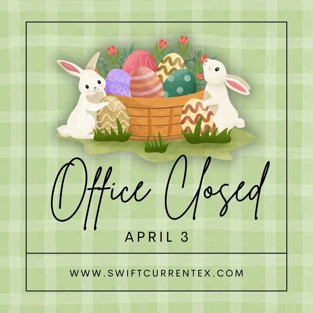 🐰🌸 Holiday Closure 🌸🐰

Our office will be closed April 3rd in observance of Good Friday.

Wishing everyone a Hoppy Easter weekend! 🐣💐🌷 May it be filled with sunshine, chocolate, and all things spring! 🌞🌼🐇