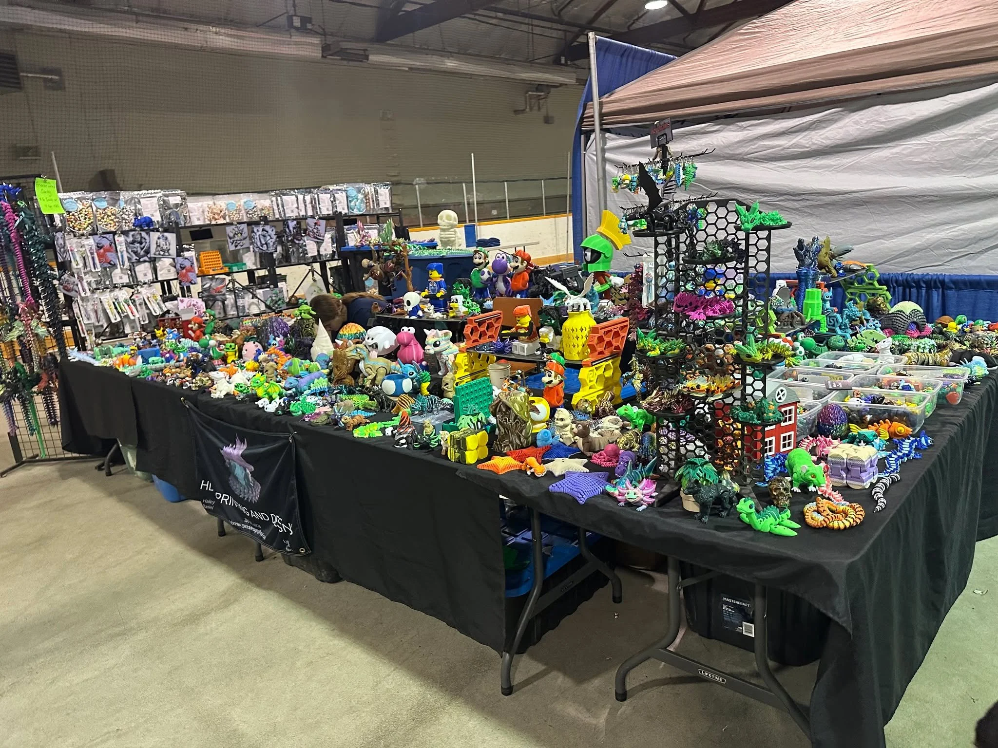 Imagination is coming to life at Frontier Days 🦖✨

Please welcome @hd3dprintinganddesigns &mdash; a brand NEW vendor joining us this year!

What started as their son Daniel&rsquo;s love for articulating dinosaurs has grown into a full family passion