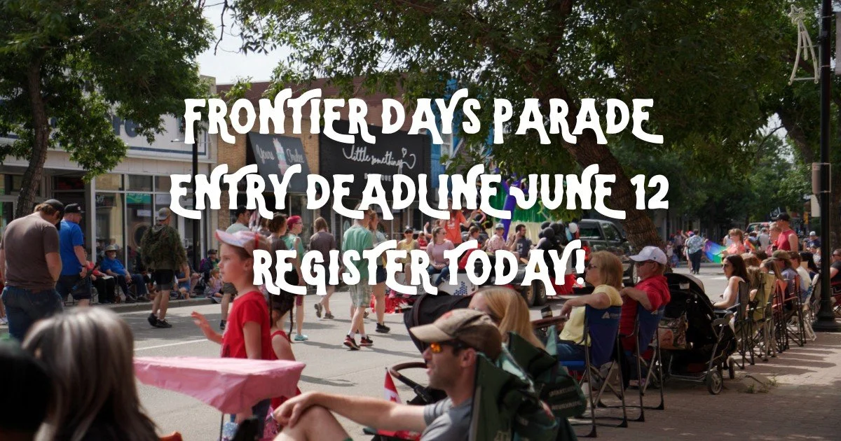 🚜🎉 Calling all businesses, organizations, community groups, sports teams, clubs and creative minds!

There are only a few days left to register for the 2026 Frontier Days Parade!

The Frontier Days Parade is one of our community's most cherished tr