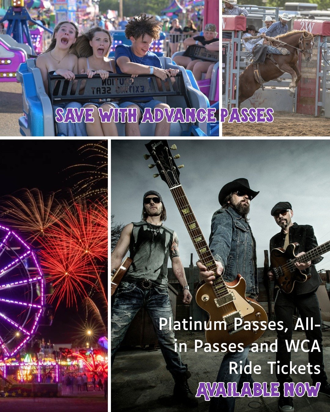 🤠 Planning your Frontier Days adventure?

The best way to experience Frontier Days&mdash;and save money while you're at it&mdash;is by purchasing your passes in advance!

🎟️ Platinum Passes and All-In Passes are available now, giving you the opport
