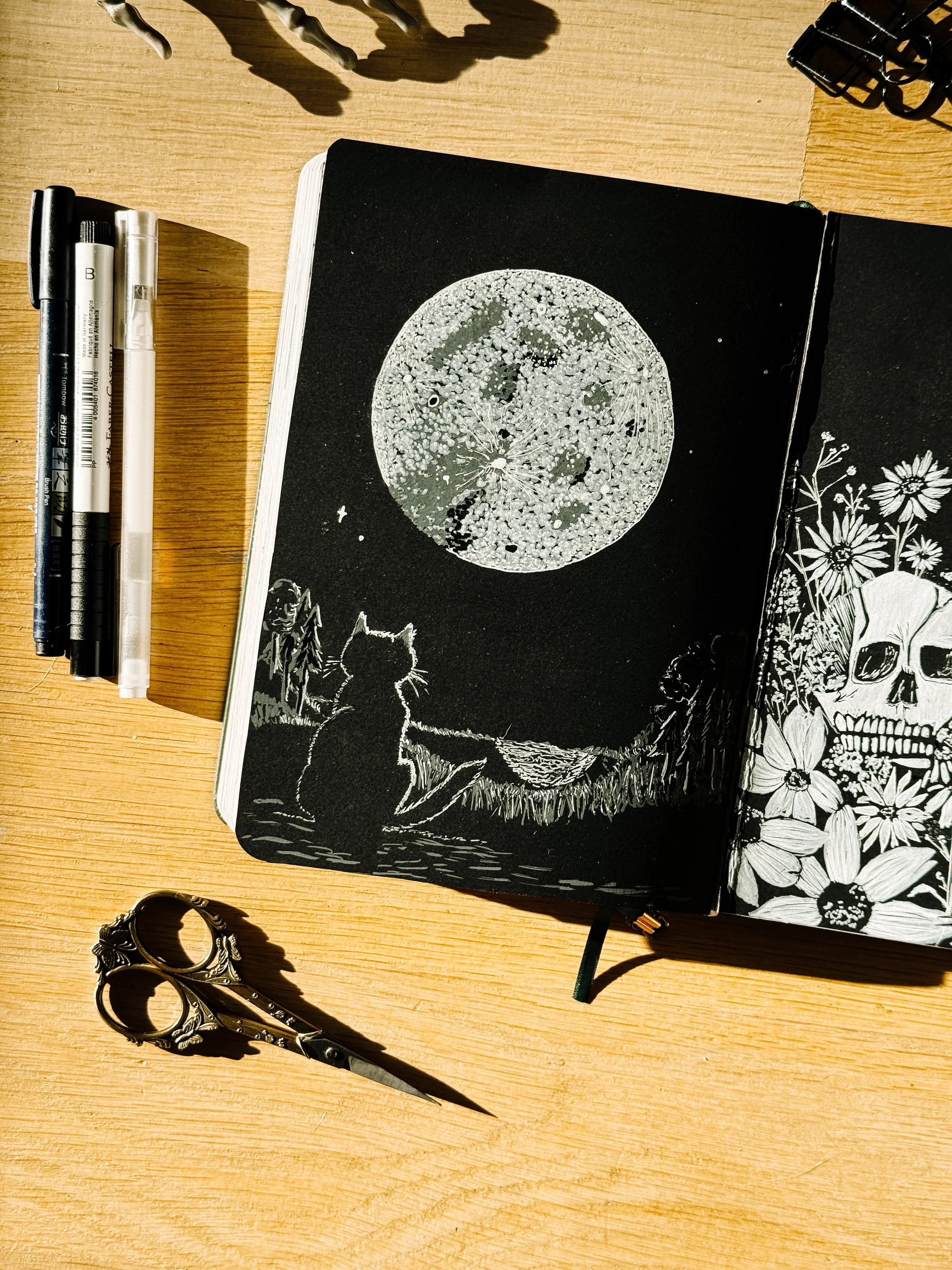 black cat and moon october bullet journal.jpeg