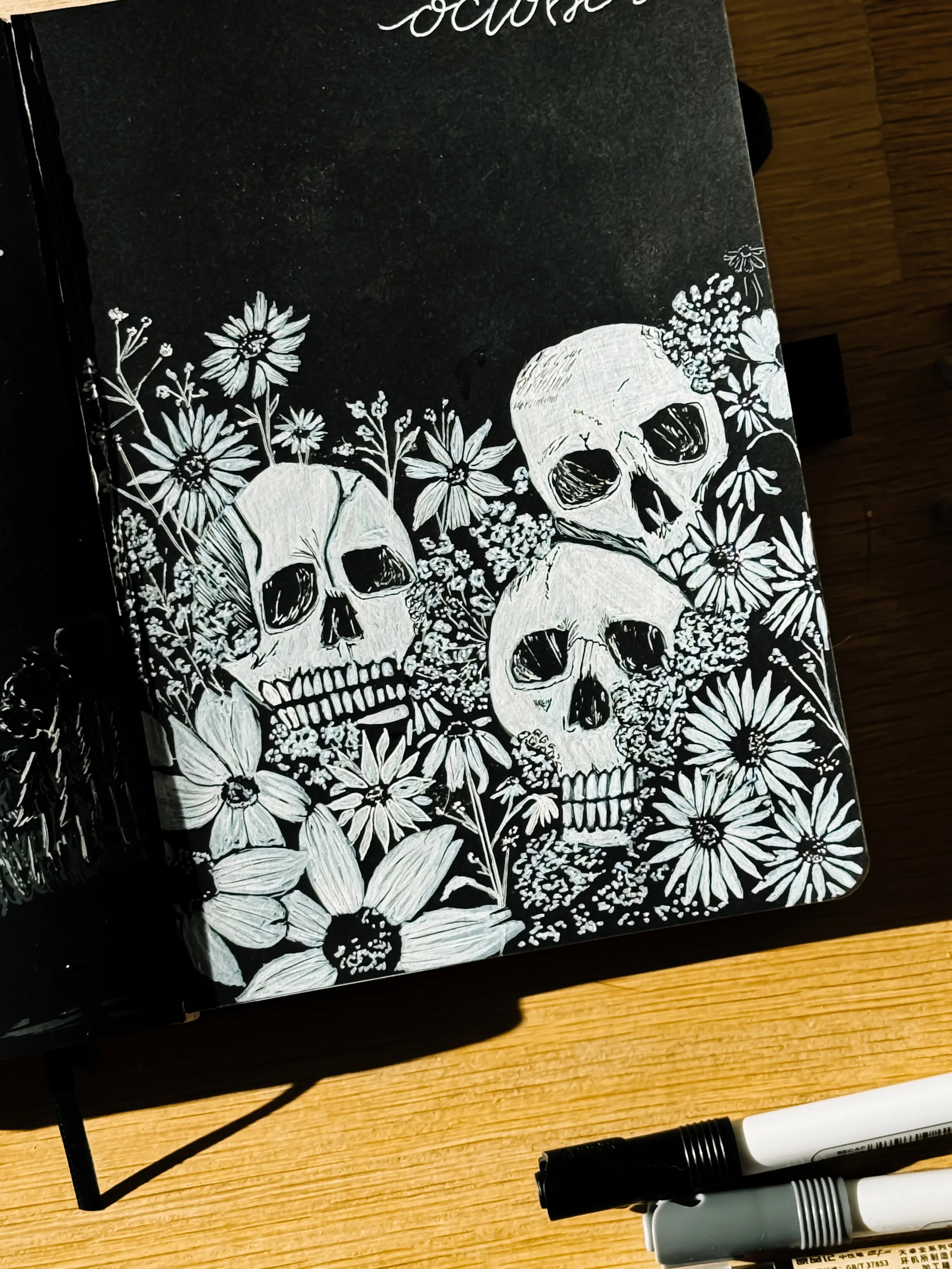 october blackout bujo cover.jpeg