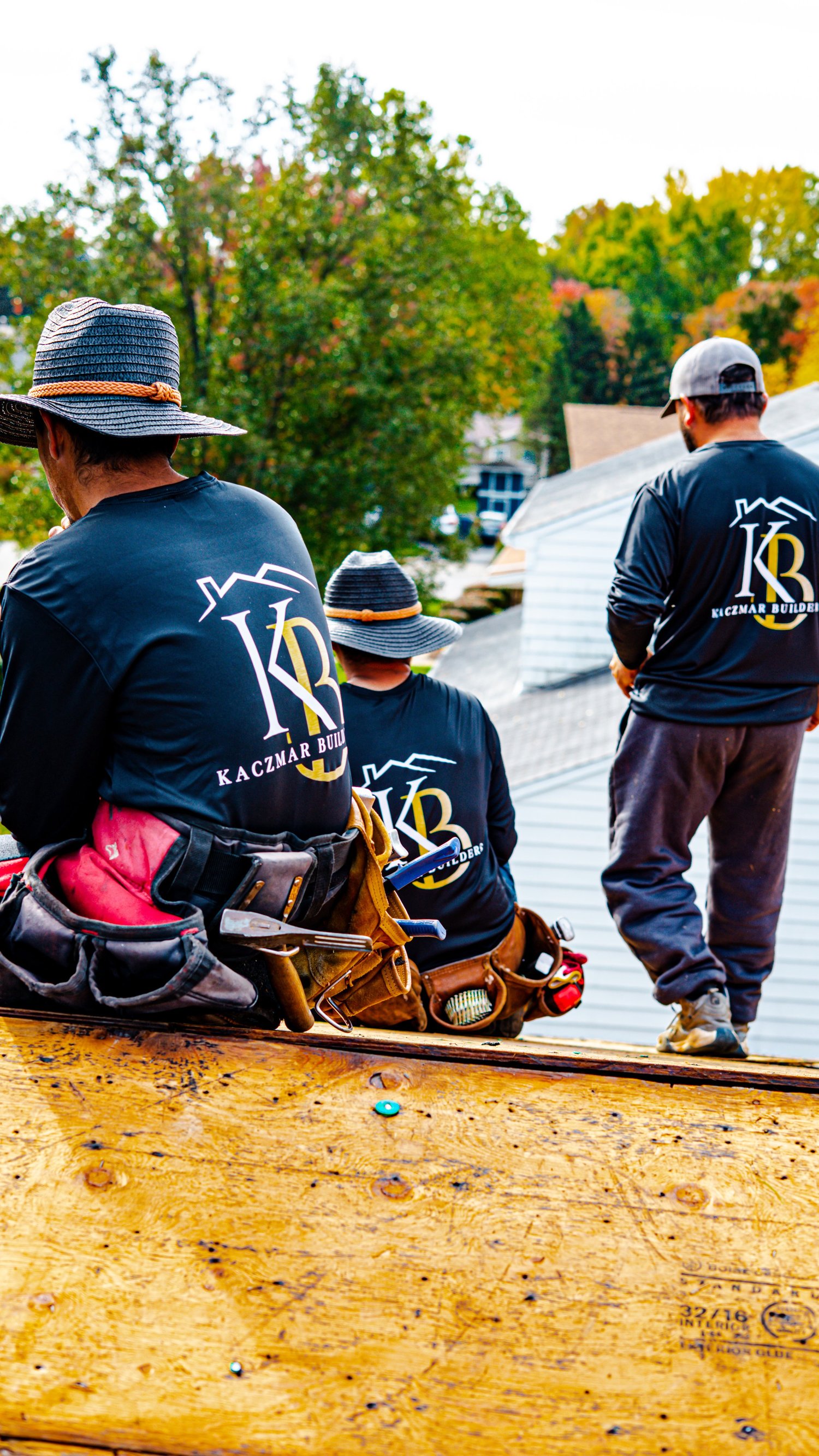 Precision shingle repair — Kaczmar Builders workmanship