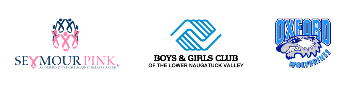 Seymour Pink • Boys & Girls Club of the Lower Naugatuck Valley  Oxford Strong • Oxford High School organizations  Other local charitable events, fundraisers, and community initiatives throughout the Valley