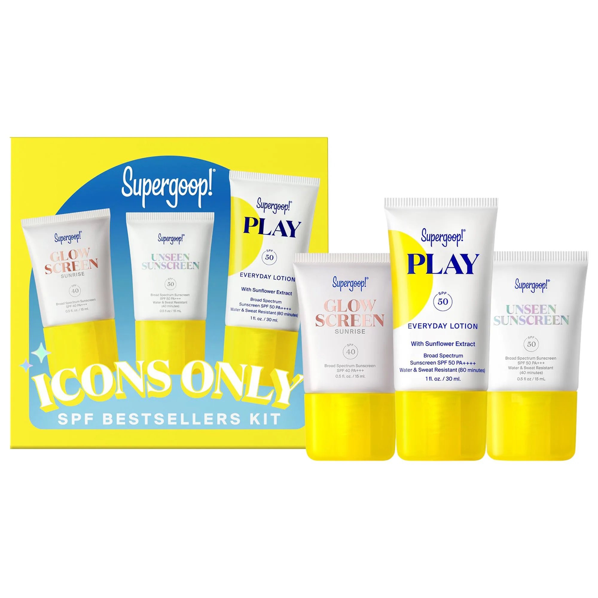 Supergroup! Icons Only SPF Bestsellers Kit