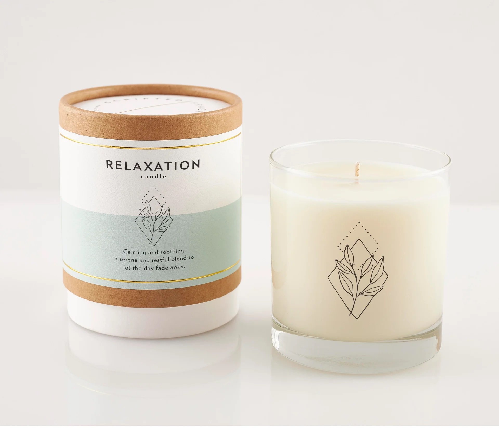 Relaxation Wellness Meditation Soy Candle