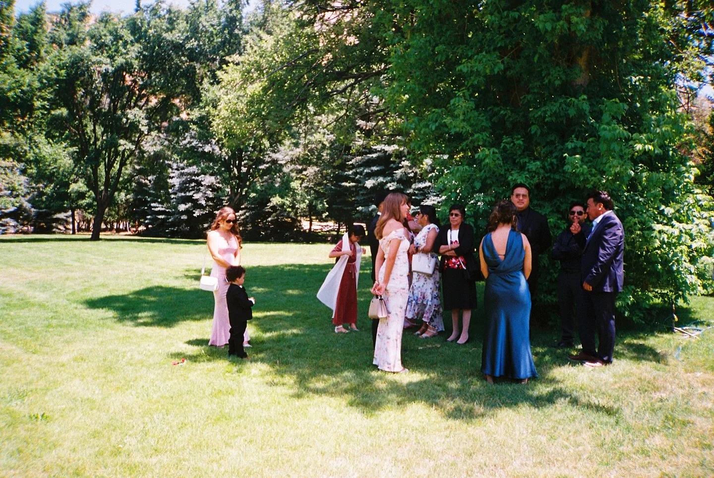 Moments before the ceremony on film 🎞️