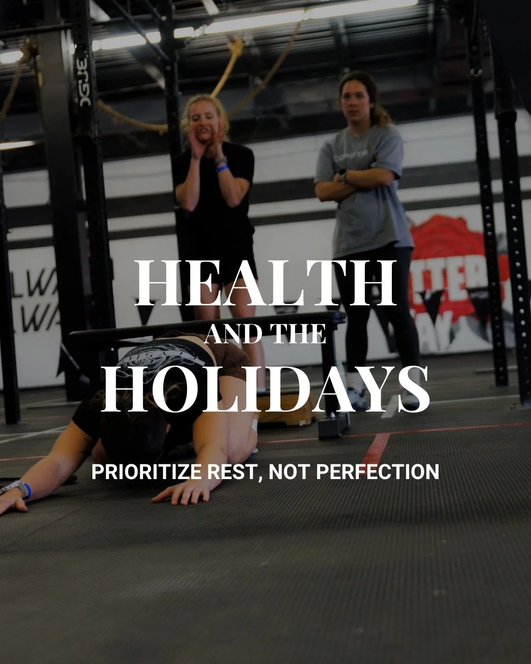 Sleep is your secret weapon during the holidays.

Stay consistent, protect your routine, and let your body recover.