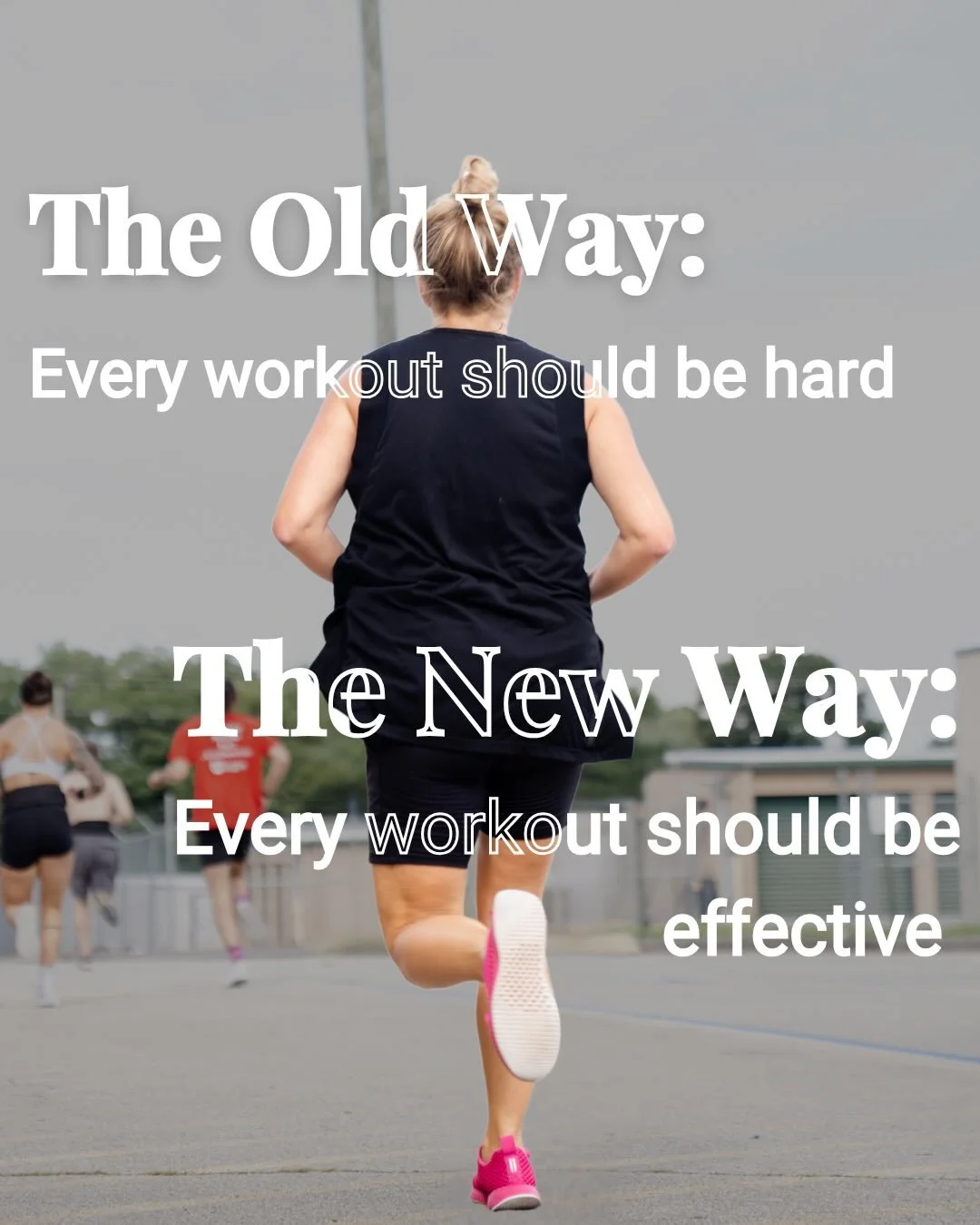**Hard isn&rsquo;t the goal. Progress is.**

What actually moves the needle is effective training.

Training that balances intensity with recovery.

Training that builds you instead of breaking you.

Training that lets you show up again tomorrow.

We