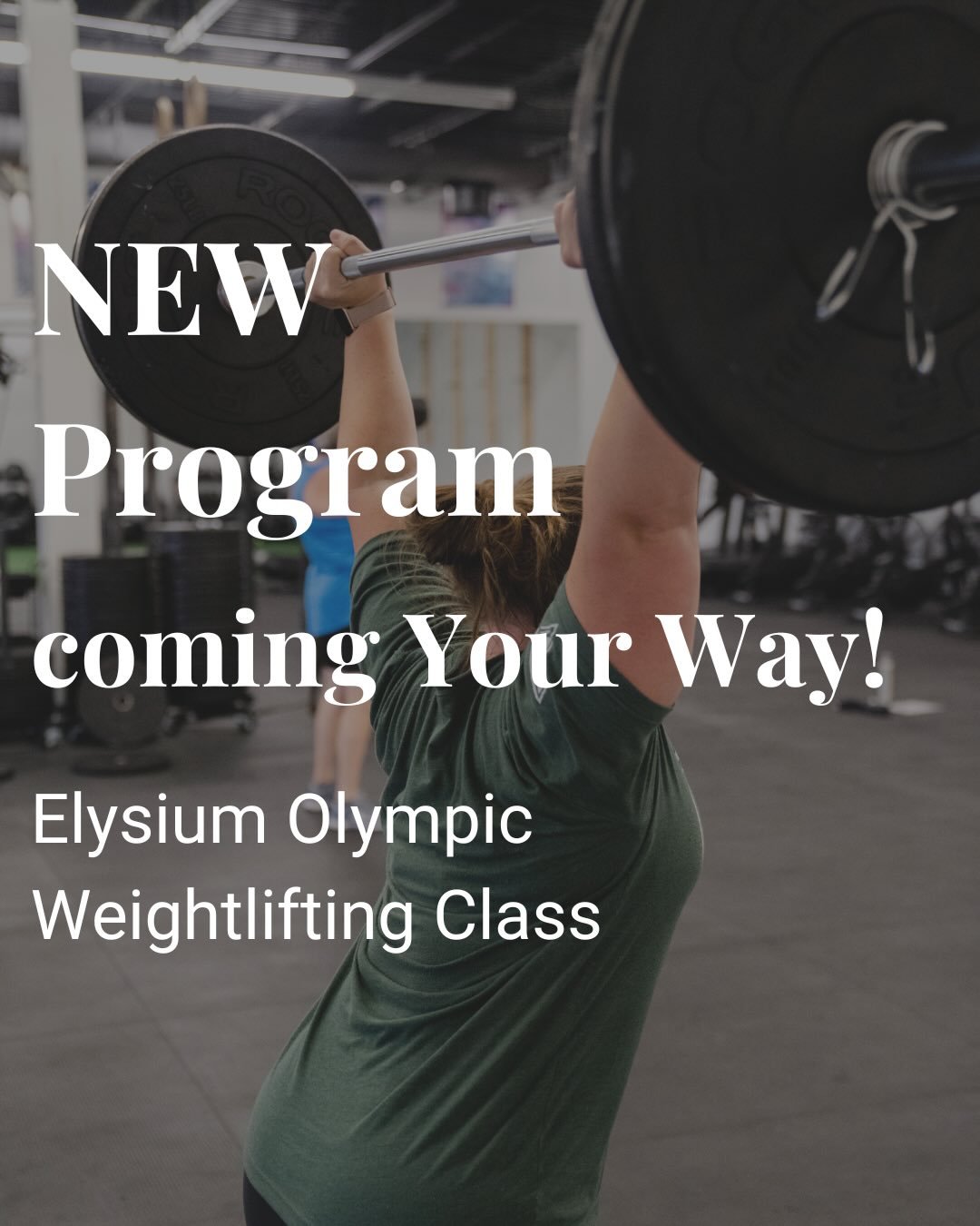Olympic lifting is technical, powerful, and trainable.

The Elysium Oly class is built for those who want:

Better positions

Better technique

Better longevity

Starts March 17th. Check out the link in the bio for more information!