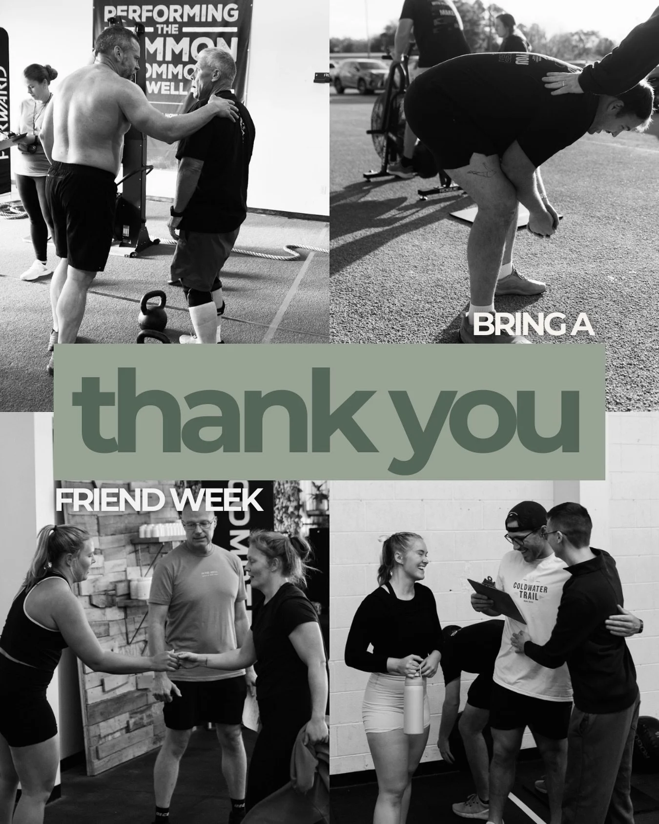 We&rsquo;re rapping up Bring a Friend Week, and we want to say a big THANK YOU.

To everyone who invited a friend, coworker, family member, or neighbor to come try a class with you we appreciate it.

We loved meeting so many new faces this past week 