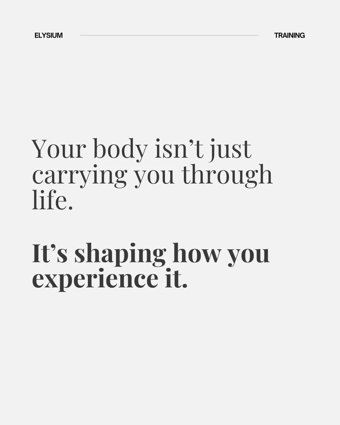 Your biology is running more of your mindset, feelings, and mood than you may realize. 

When you&rsquo;re chronically under slept, your brain struggles to regulate emotions and make clear decisions.

When you stop moving your body, your brain litera