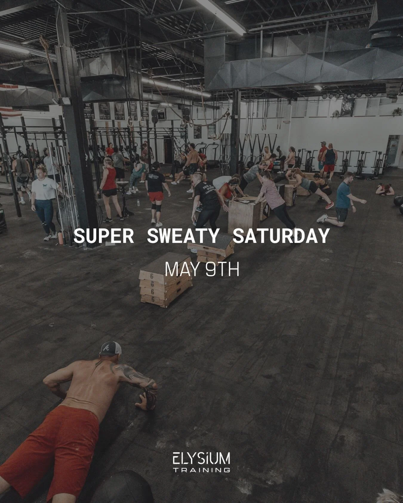 Rocking summer vibes with our Super Sweaty Saturday workouts coming up! 

First one is  May 9th.

This workout is going to be: 

✔️ FREE for anyone

✔️ Bring whoever you want, everyone you want. 

✔️ Hit a high energy workout and cool down with some 