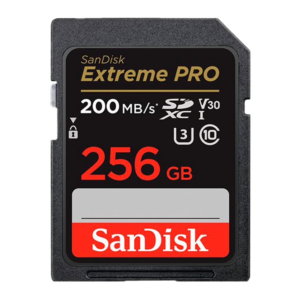 Sandisk Extreme Pro SD XC 256GB 200MB/s