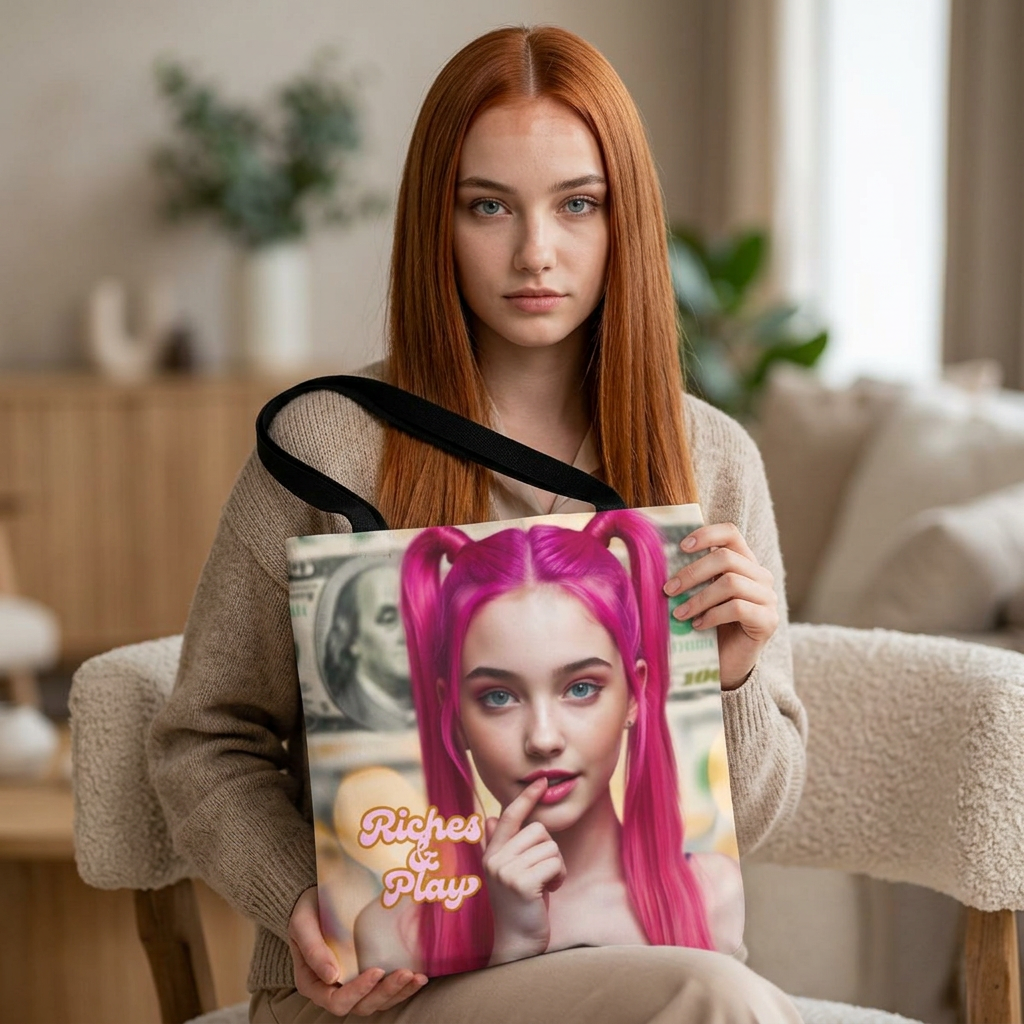 Playful Energy Tote – Bold Graphic Everyday Bag | Riches & Play