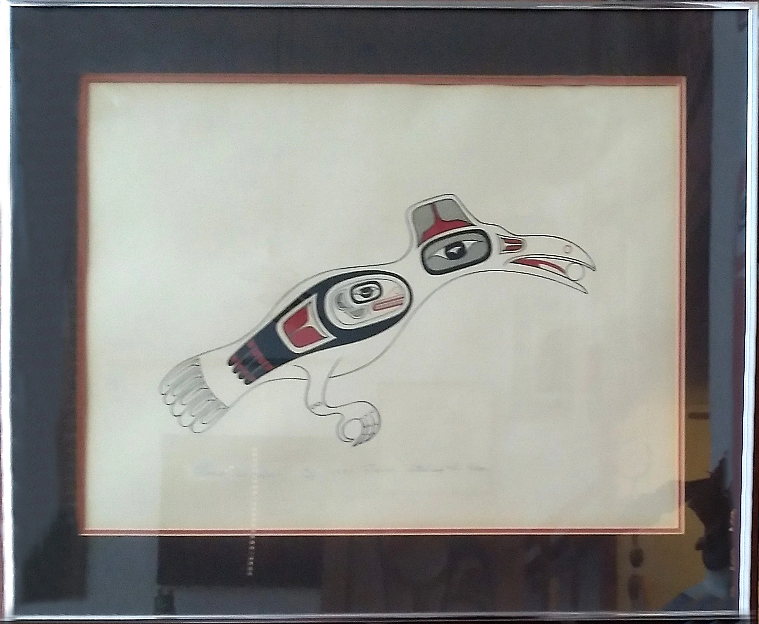 Raven Stealing the Moon Print by Claude Davidson, Haida, $1,900