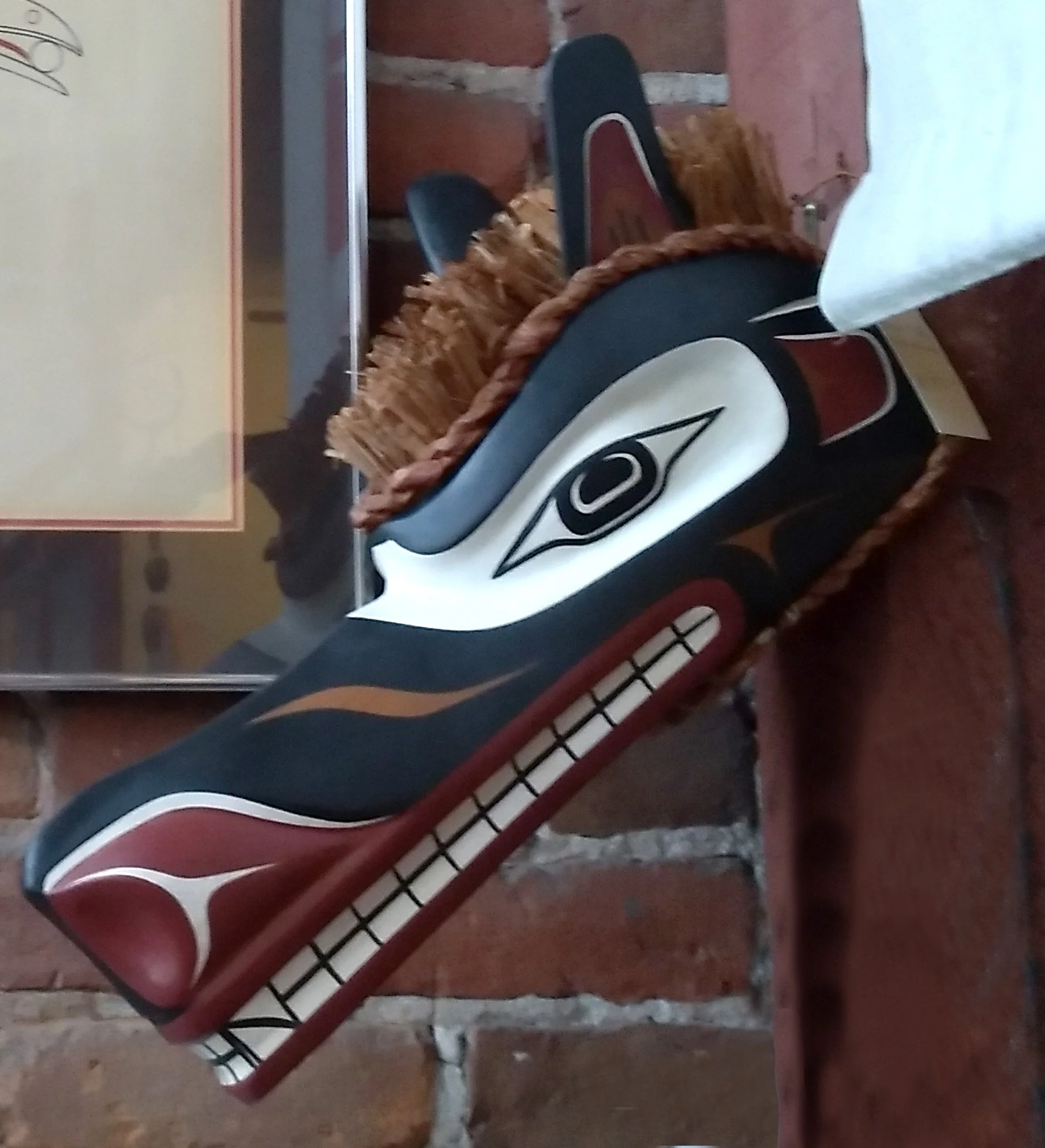 Wolf Headdress by David Martin, Kwakwaka'wakw, $1,775