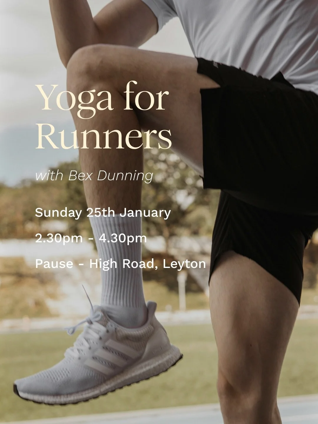 Yoga for Runners with Bex Dunning 🏃&zwj;♀️

Join running enthusiast and yoga teacher Bex for a targeted workshop to support your running &mdash; whether you&rsquo;re just starting out or training for your next marathon.

Flow through strength-buildi