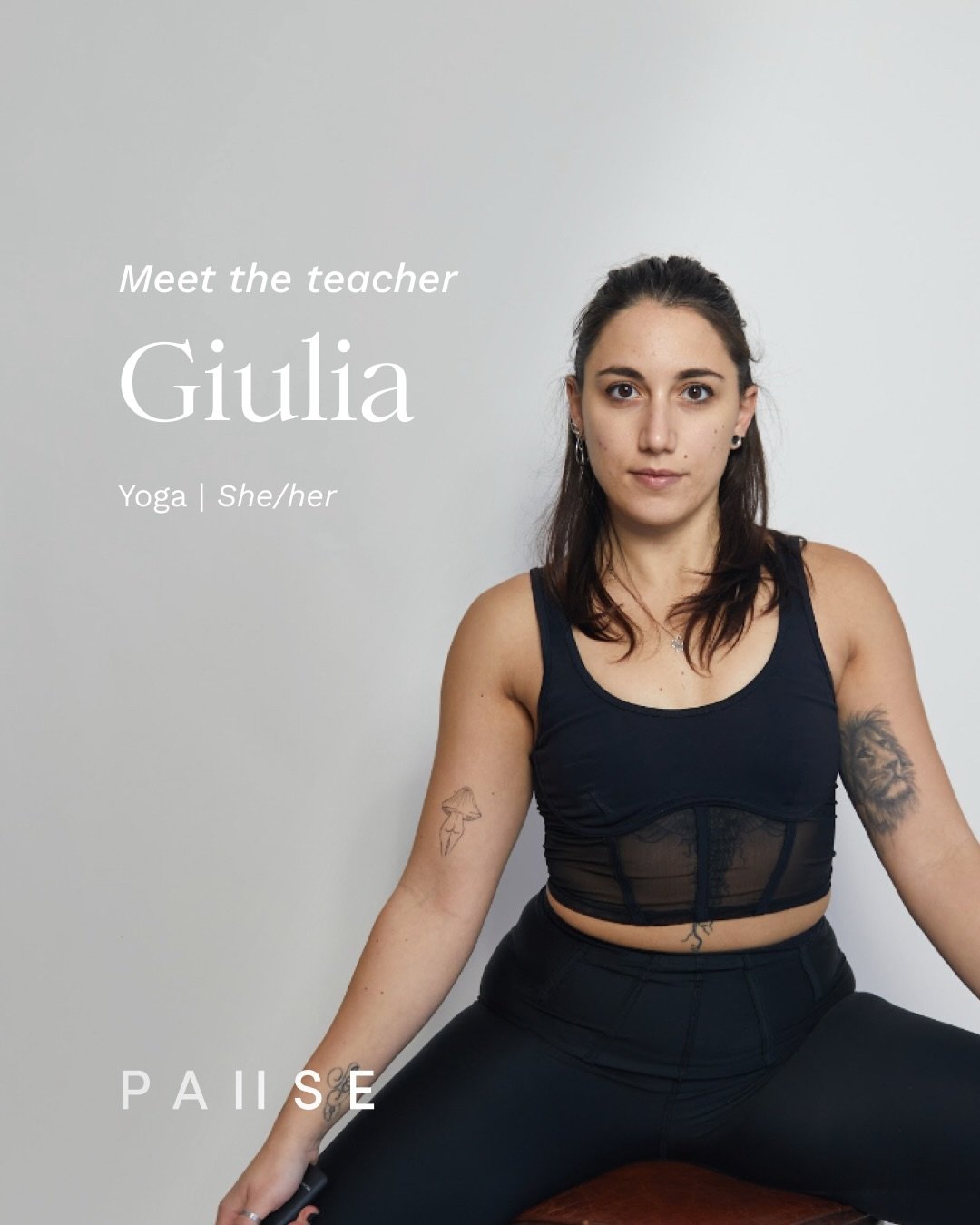 Meet and Move with Giulia 🤍✨ Strong. Fun. Precise.

Giulia&rsquo;s classes are welcoming, playful and powerful. Expect intelligent sequencing with a focus on breath, alignment and control.  Giulia creates a supportive space which allows you to chall