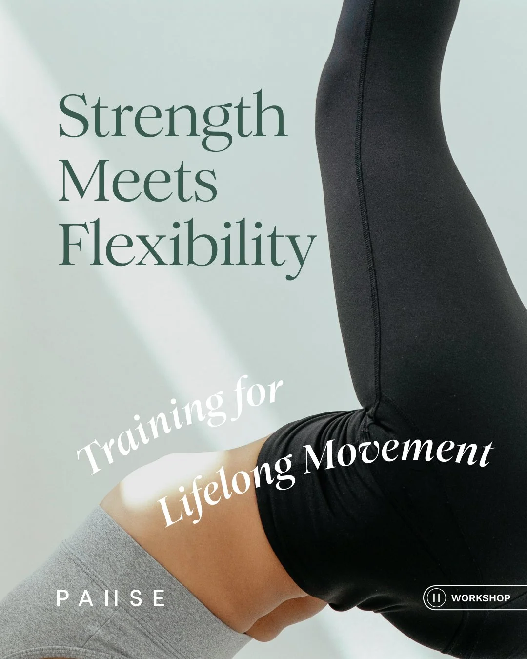 Strength Meets Flexibility. Training for Lifelong Movement. 💪

For yogis, sports enthusiasts, and anyone wanting to move better, feel stronger and build real mobility. This workshop bridges the gap between flexibility and strength using gymnastics-i