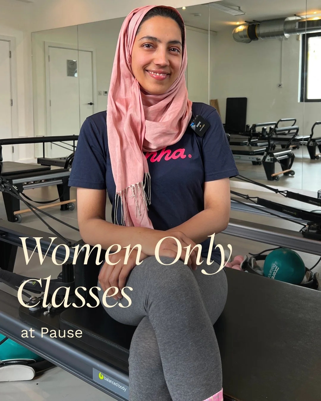 A space made for women to move freely.
Our L1, L2 and L2/3 women&rsquo;s-only Reformer and L1 Tower classes are supportive, welcoming and designed to help you build strength and confidence. In a way that feels right for you.
A calm, inclusive feamle-