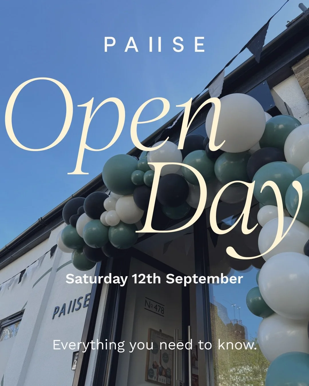 Meet the team. Try a class. Stay for the community. From free classes to discounts, prizes, goodie bags and cake our Open Day is nearly here.

Swipe through for everything you need to know from bookings, timings, waitlists and more. 

Whilst our free