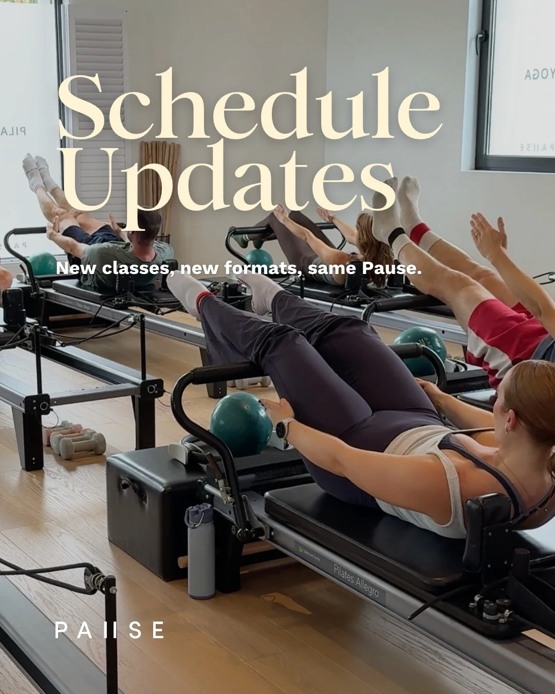 New classes, new formats, same Pause.

Hot classes, Reformer Strength, Barre &amp; Baby and more Reformer across the week. Swipe through to find yours.

Book via the Pause app or pausestudio.co.uk 

#pausestudiolondon #reformerpilates #pilates #leyto