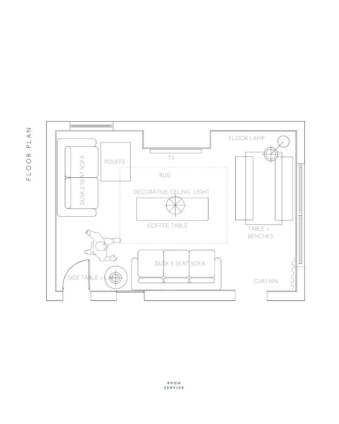 Stockbridge Apartment space planning 