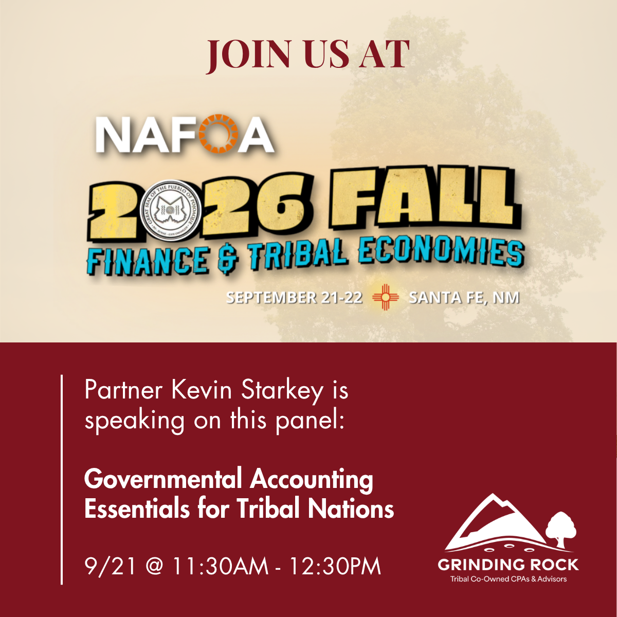 Grinding Rock CPAs to Participate in NAFOA 2026 Panel on Governmental Accounting Essentials