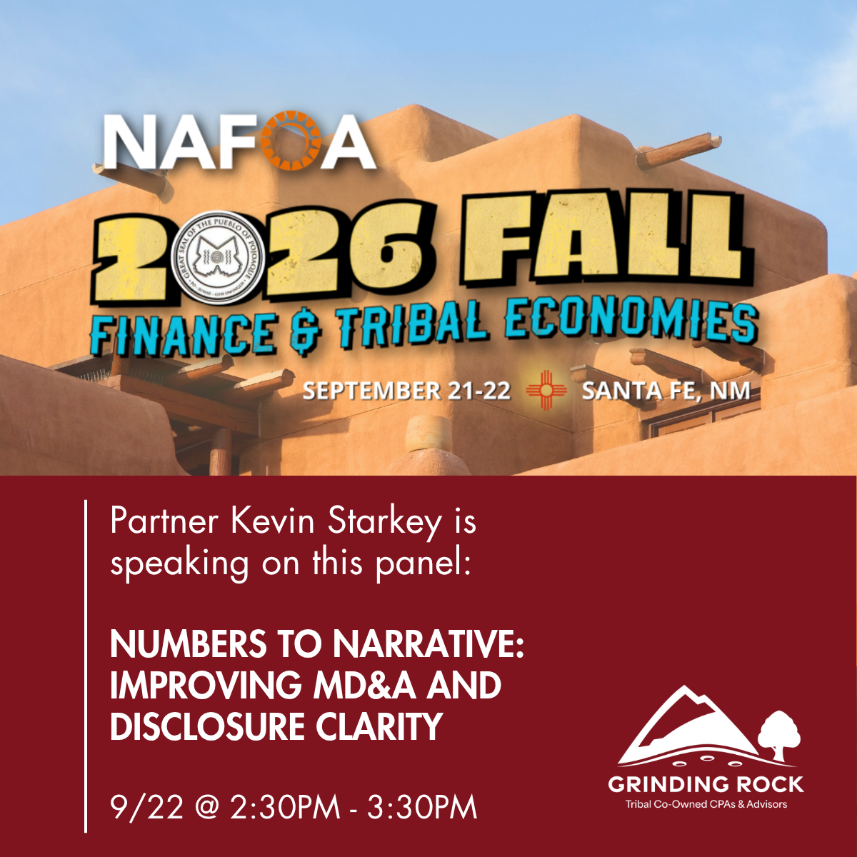 Partner Kevin Starkey to Speak on MD&amp;A and Disclosure Clarity at NAFOA 2026