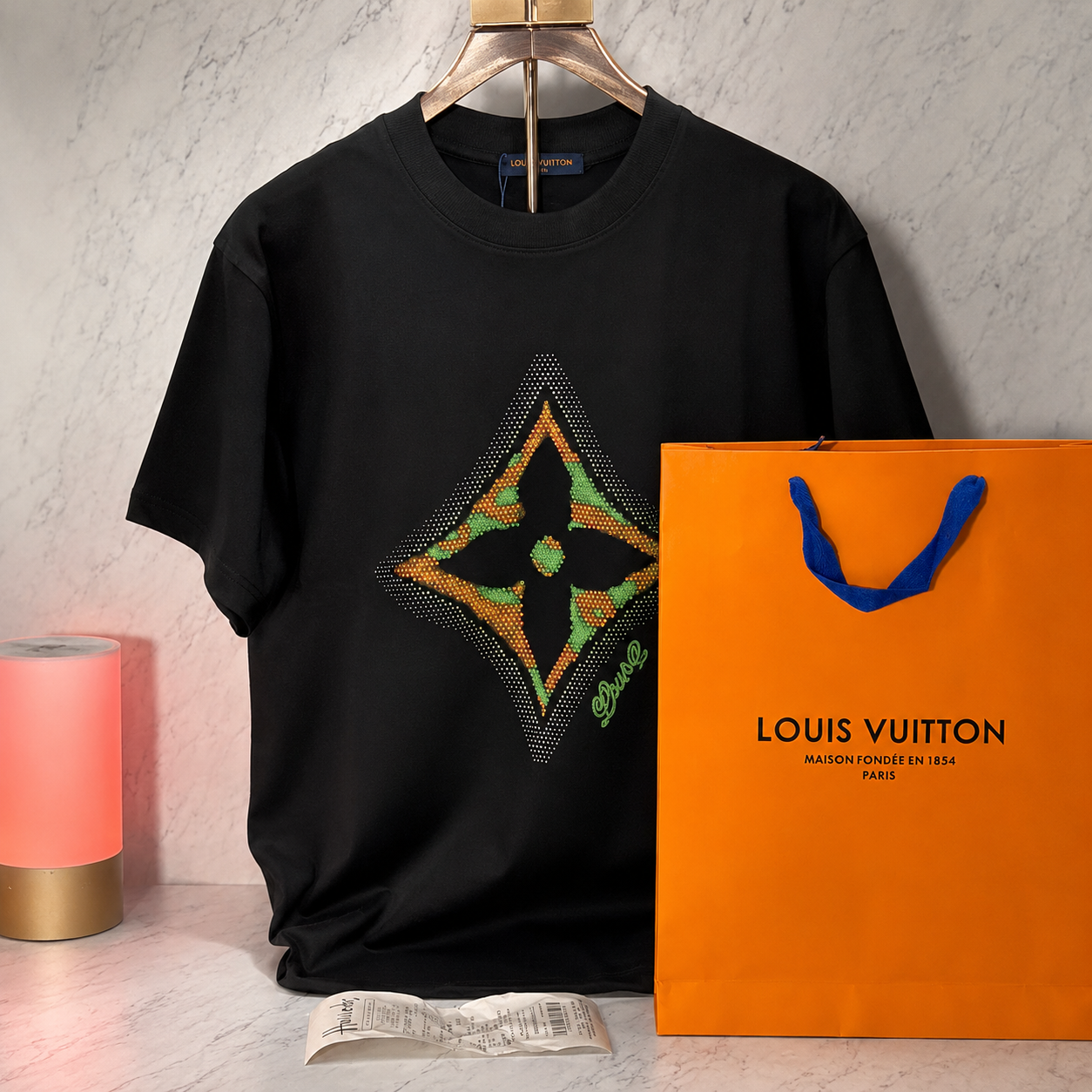 LV MONOGRAM FLOWER T-SHIRT (SIZE S-XL)